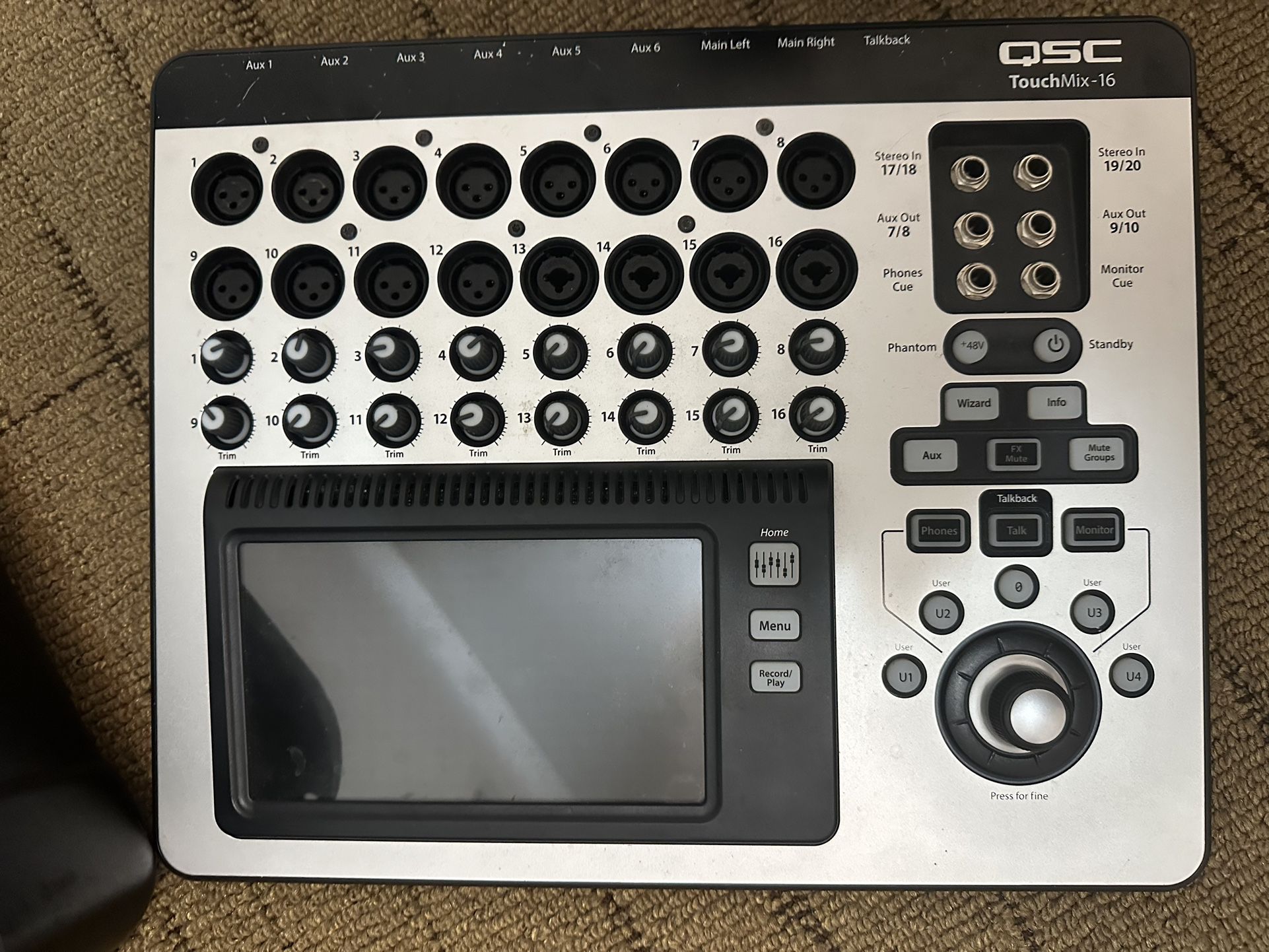 QSC TM-16 Digital Audio Mixer 