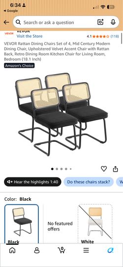 New dining chairs