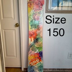 Gnu Snowboard Size 150