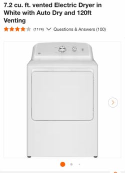 GE Washer and dryer