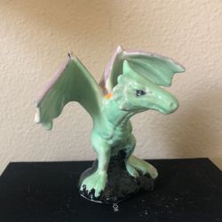 Hand Painted Clay Statue 