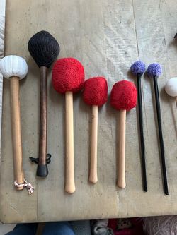 Professional Gong & Sound Healing Mallet Collection 11 Pieces