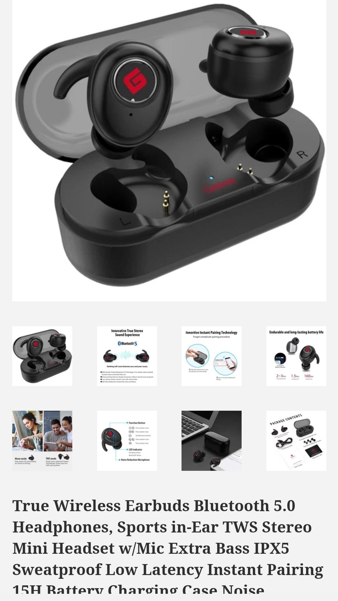 Geekee True Wireless Earbuds