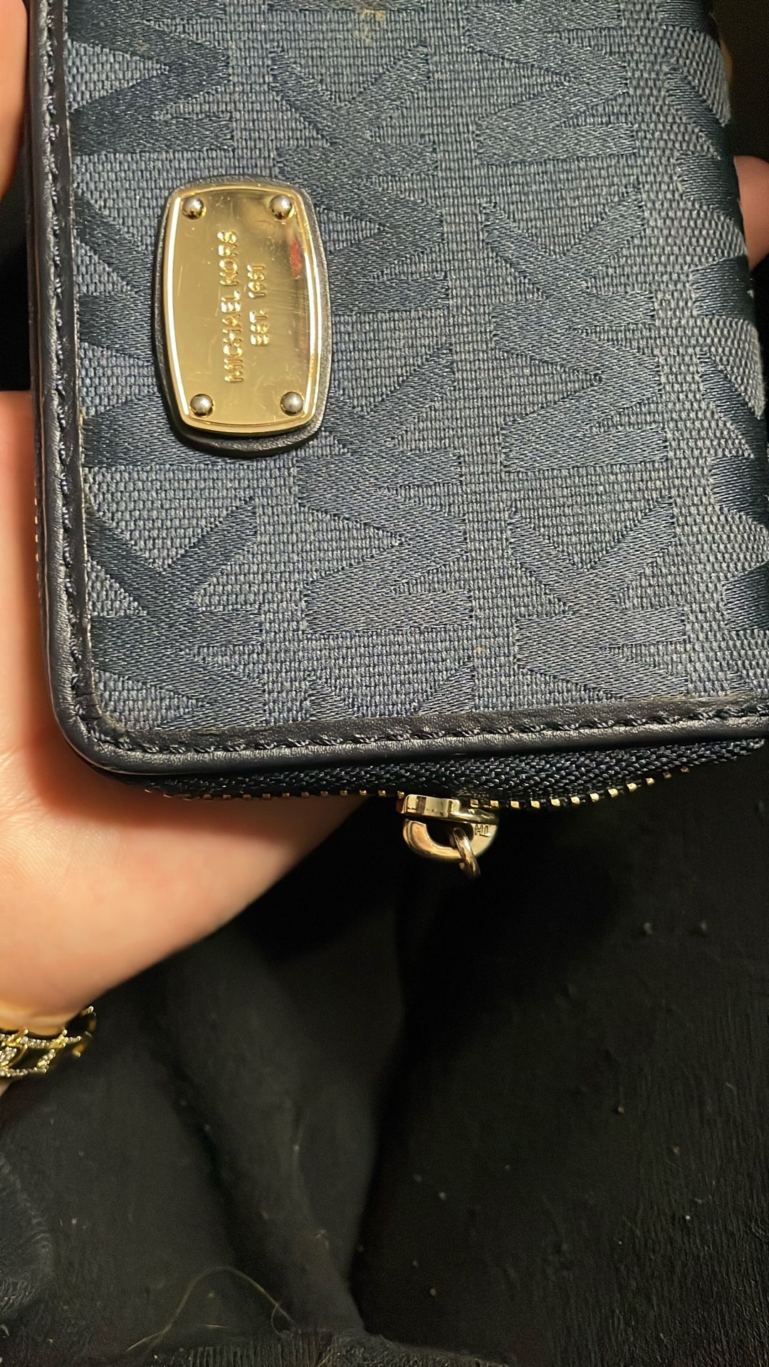 Dark Blue Michael Kors Wallet