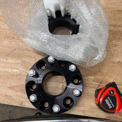 (B-11-6)FVEVOR Wheel Spacers 1.5in 6inx5in Wheel Adapters 6 Lug Forged Spacer 78.1 mm Bore Hubcentric M14 x1.5(set of 4)