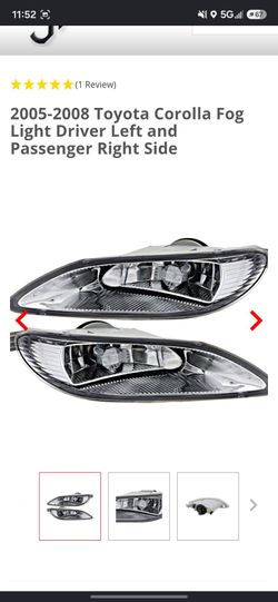 Toyota corolla fog lights