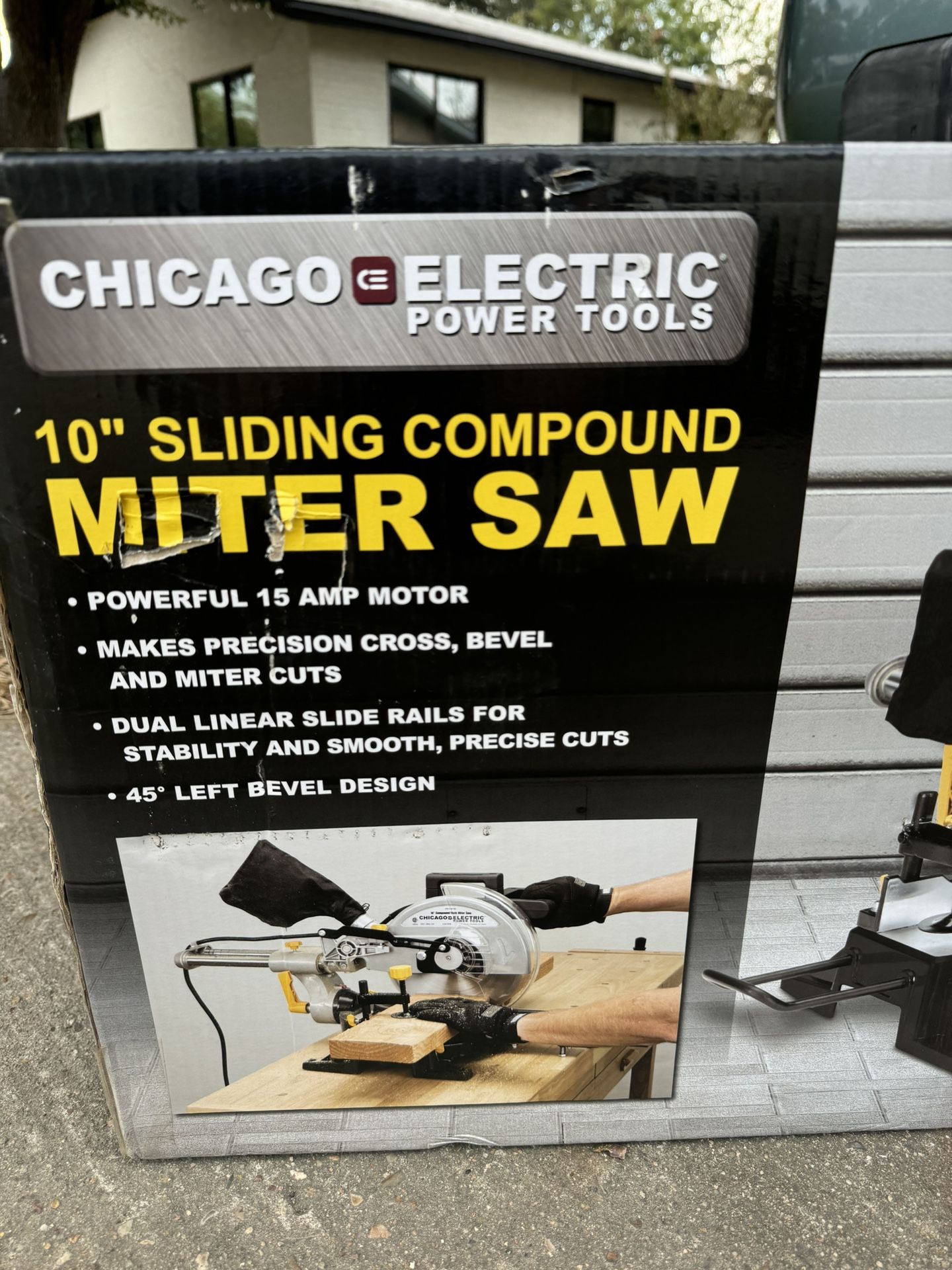 Chicago Electric Miter Saw.  New Condition. Currently $139 Full Price 