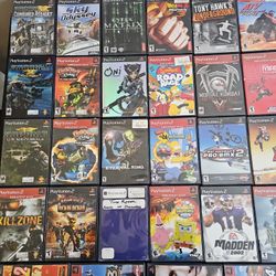 Collection Of PS2 Games