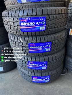 245/75r16 LT ZETA Set of Tires Installed and Balanced Set de Llantas Nuevas Instaladas y Balanceadas