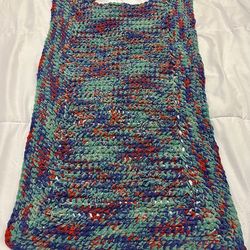 Crocheted Car Seat/Stroller Blanket/Poncho