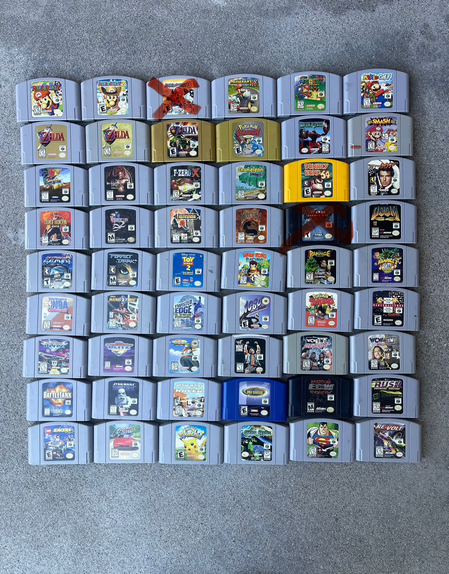 Nintendo 64 Games “authentic “