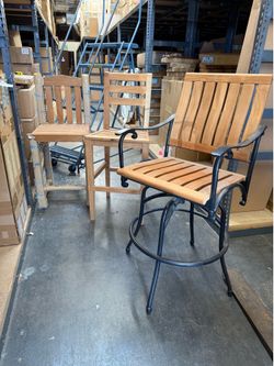New single, end of the line, discontinued teak chair