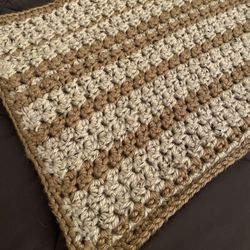 Handmade crocheted throw/blanket