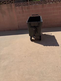Huge pelican box on dolly
