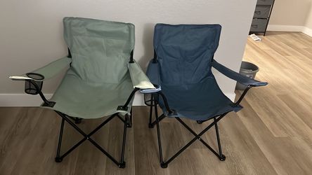 2 Foldable Outdoor Chairs  for $15