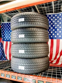 4 Used Matching Tires P275/65R18 GOODYEAR WRANGLER FORTITUDE H/T ALL SEASON TRUCK SUV 275 65 18