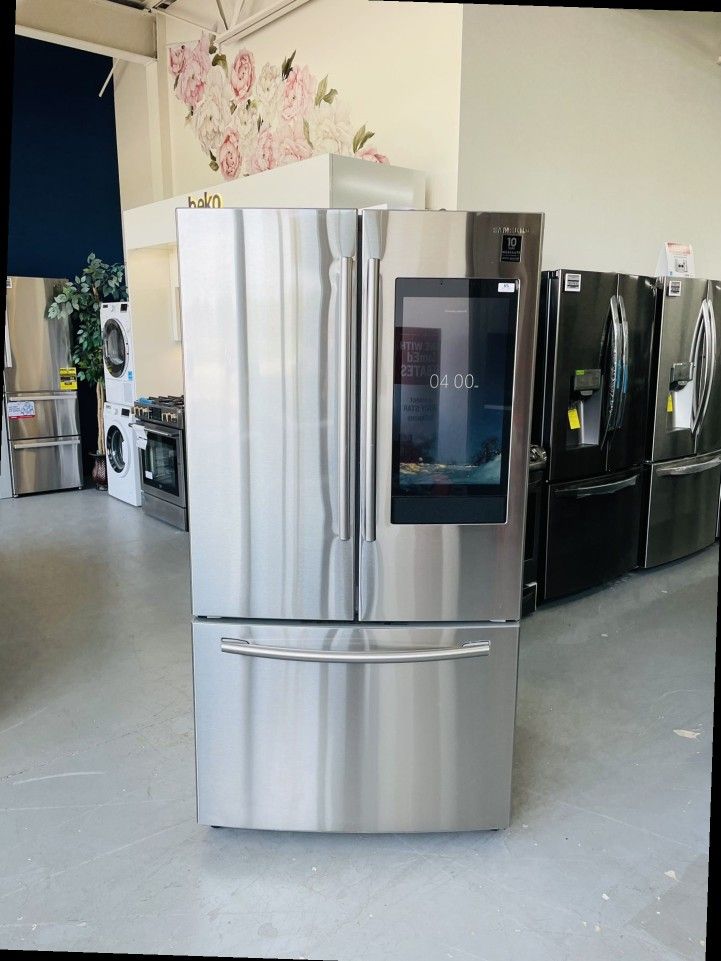 NEW Samsung 24.2 Cu. Ft. Stainless Steel 3-Door French Door Refrigerator-RF262BEAESR