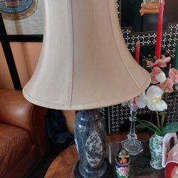 Vintage Japanese Marble Lamp