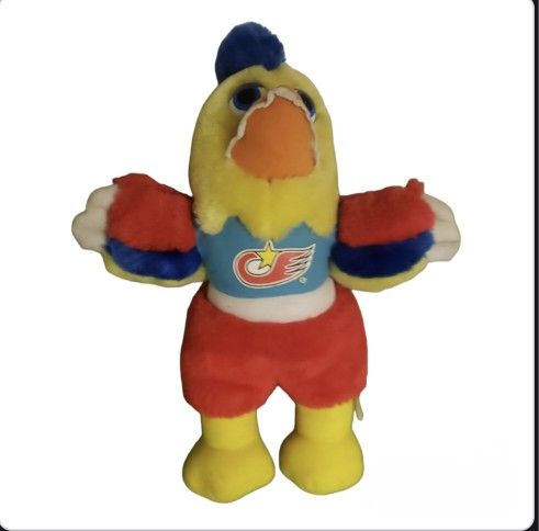 vintage Famous San Diego stuffed plush chicken 13"
