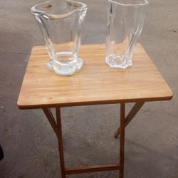 Heavy Glass Vases, No Scratches.  $5 Each.