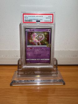 2021 POKEMON JAPANESE 25TH ANNIVERSARY COLLECTION #002 MEW PSA 10