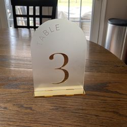 Table Numbers