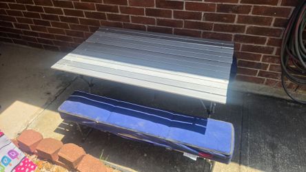 Camping table w/benches