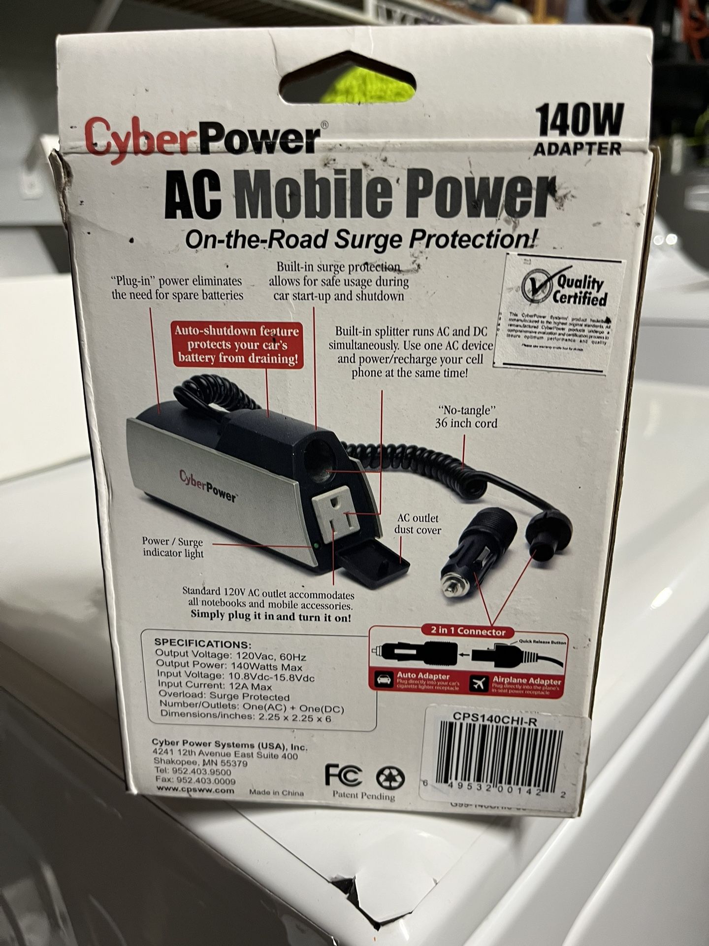 CyberPower 140W Adapter 
