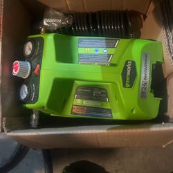 Green works Cordless Air Compressor 