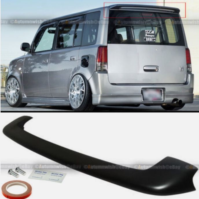04-06 Scion xB Unpainted JDM Factory Style Rear Roof Wing Spoiler