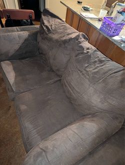 Brown Love Seat