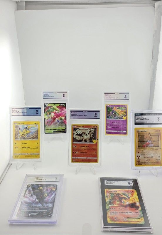 Pokemon Graded Cards Lot, Bundle, Mix, All Together 
