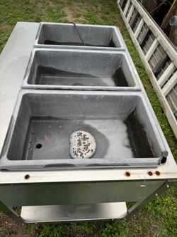 3 bowl commercial Resturant sink