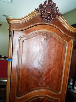 Beautiful Antique European Armoire dresser