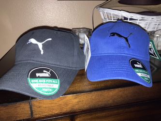 2 New Puma Youth Hats