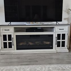 Fireplace TV Stand Cabinet (TV not included)