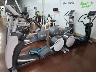 Precor ellipticals non moveable arms workout fitness cardio