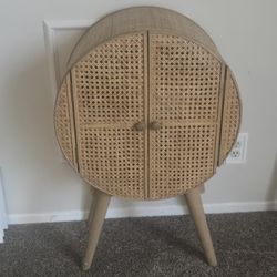 Rattan ROUND CABINET