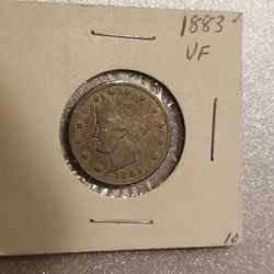 V-Nickel 1883 w/no cents