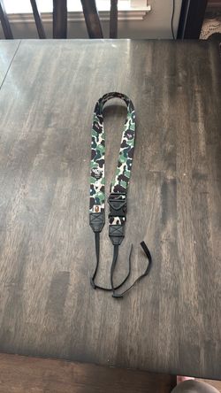 BAPE A Bathing APE ABC Camo Camera Wide Strap
