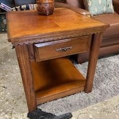 Pair Of Solid Wood Side Table 24"x28"x24"