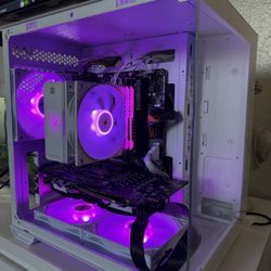 White Gaming Pc Computer Desktop 