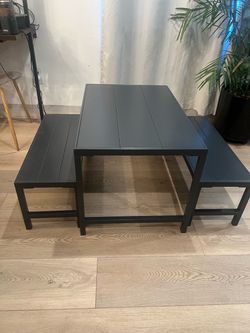 Hearth & Hand with Magnolia kids metal picnic table
