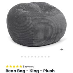 CordaRoy King Bean Bag Bed 