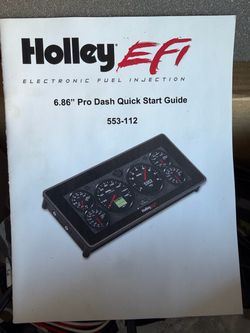 Holley pro dash 6.86