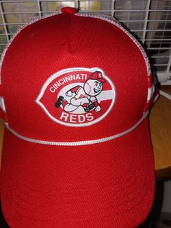 Cincinnati reds 50 anniversary hat of the big red machine sga 6/2025