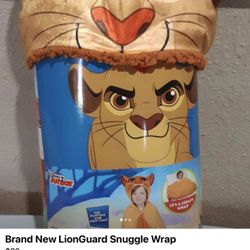 Brand New Lion King Guard Snuggle Wrap For Kids.