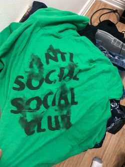Green Anti Social Club Hoodie 100% Authentic