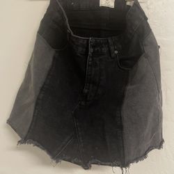 Denim Mini Skirt