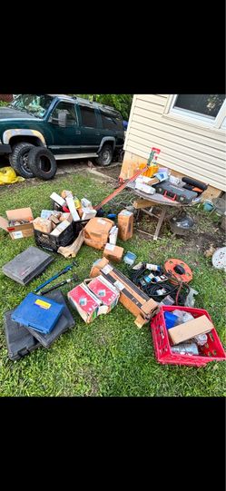 Lots of Hvac and electrical and a few plumbing parts and tools
